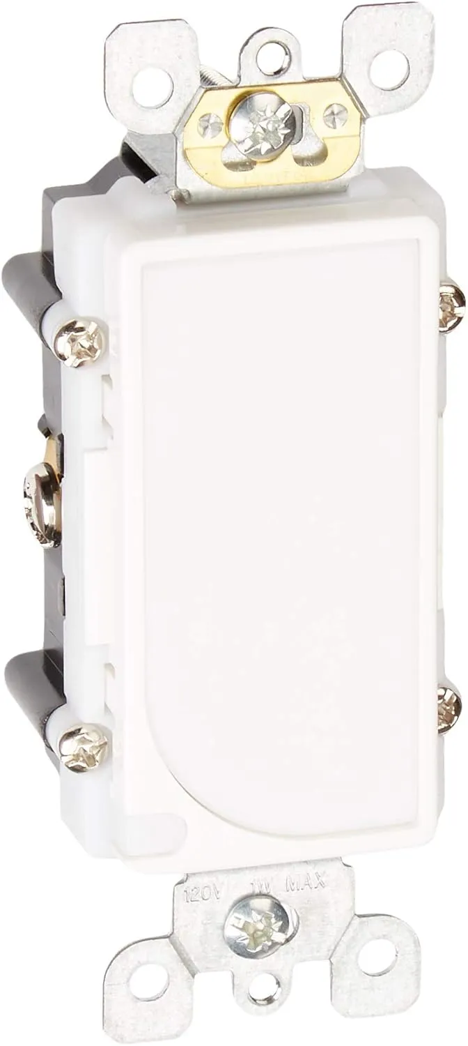 Leviton 6527-W 120V AC Decora LED Full Guide Light, White