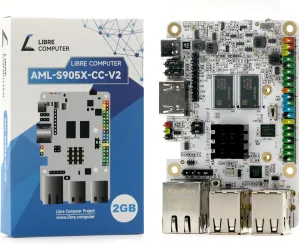 Libre Computer Sweet Potato Single Board ARM SBC AML-S905X-CC-V2 2GB Pi PC Alternative