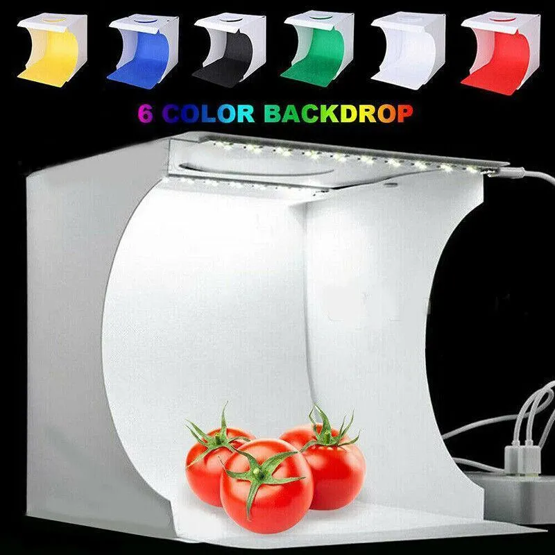 Light Tent Portable Light Box Photography Photo Studio Light Room   6 Backdrops
