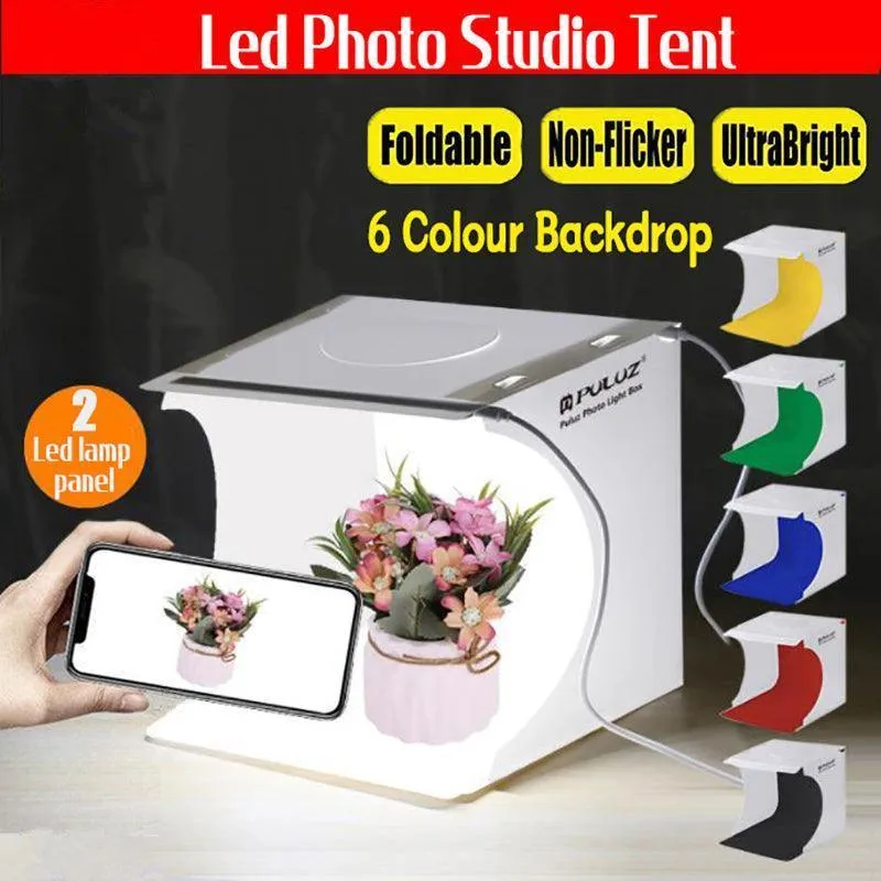 Light Tent Portable Light Box Photography Photo Studio Light Room   6 Backdrops