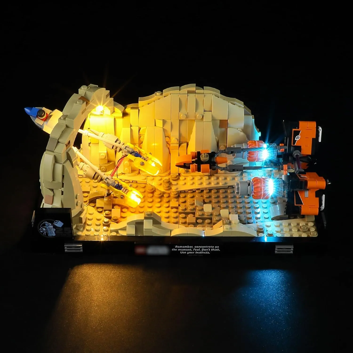 LIGHTAILING Light for 75380 Mos ESPA Podrace Diorama - Led Lighting Kit Compatible with Building Blocks Model - NOT Included The Model Set
