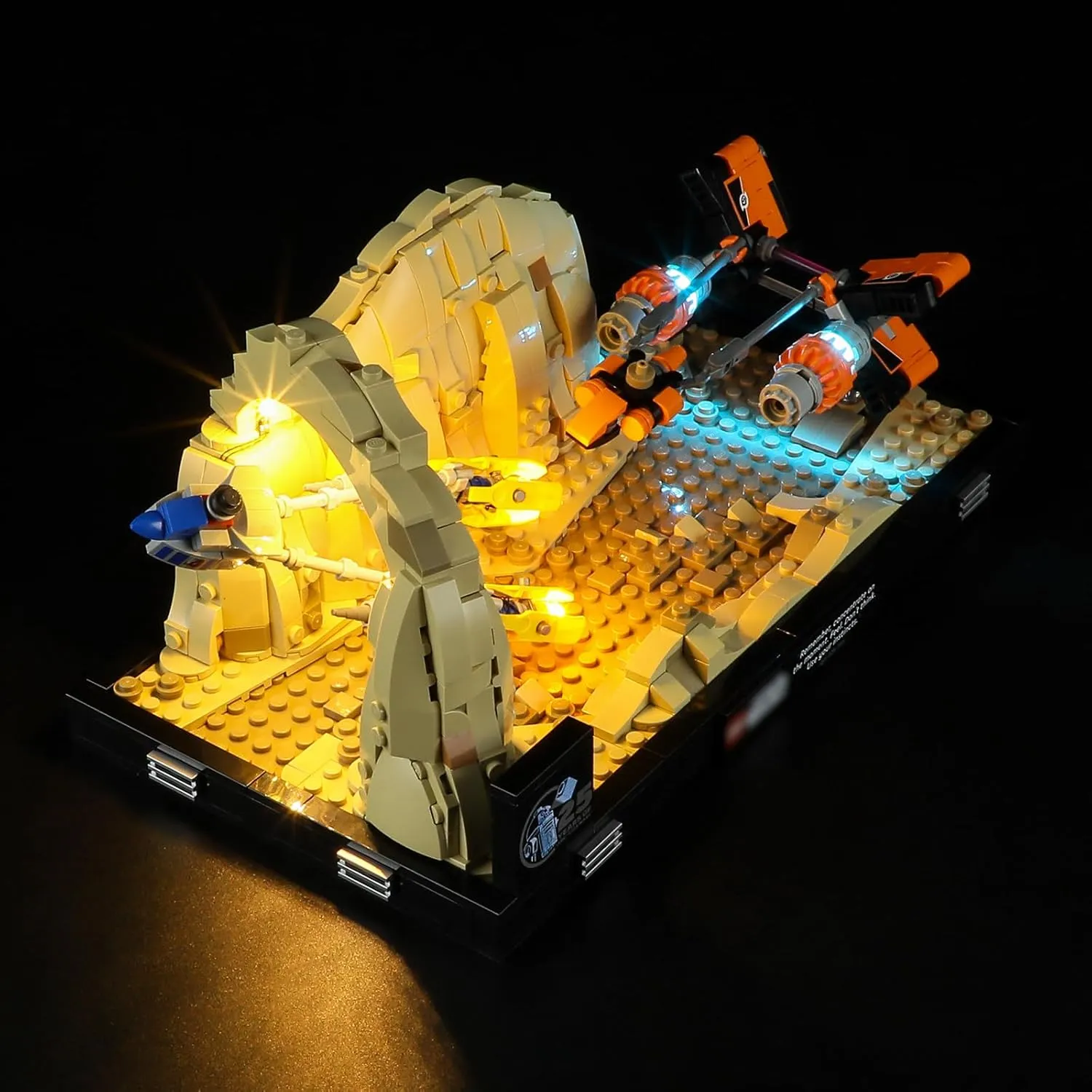 LIGHTAILING Light for 75380 Mos ESPA Podrace Diorama - Led Lighting Kit Compatible with Building Blocks Model - NOT Included The Model Set