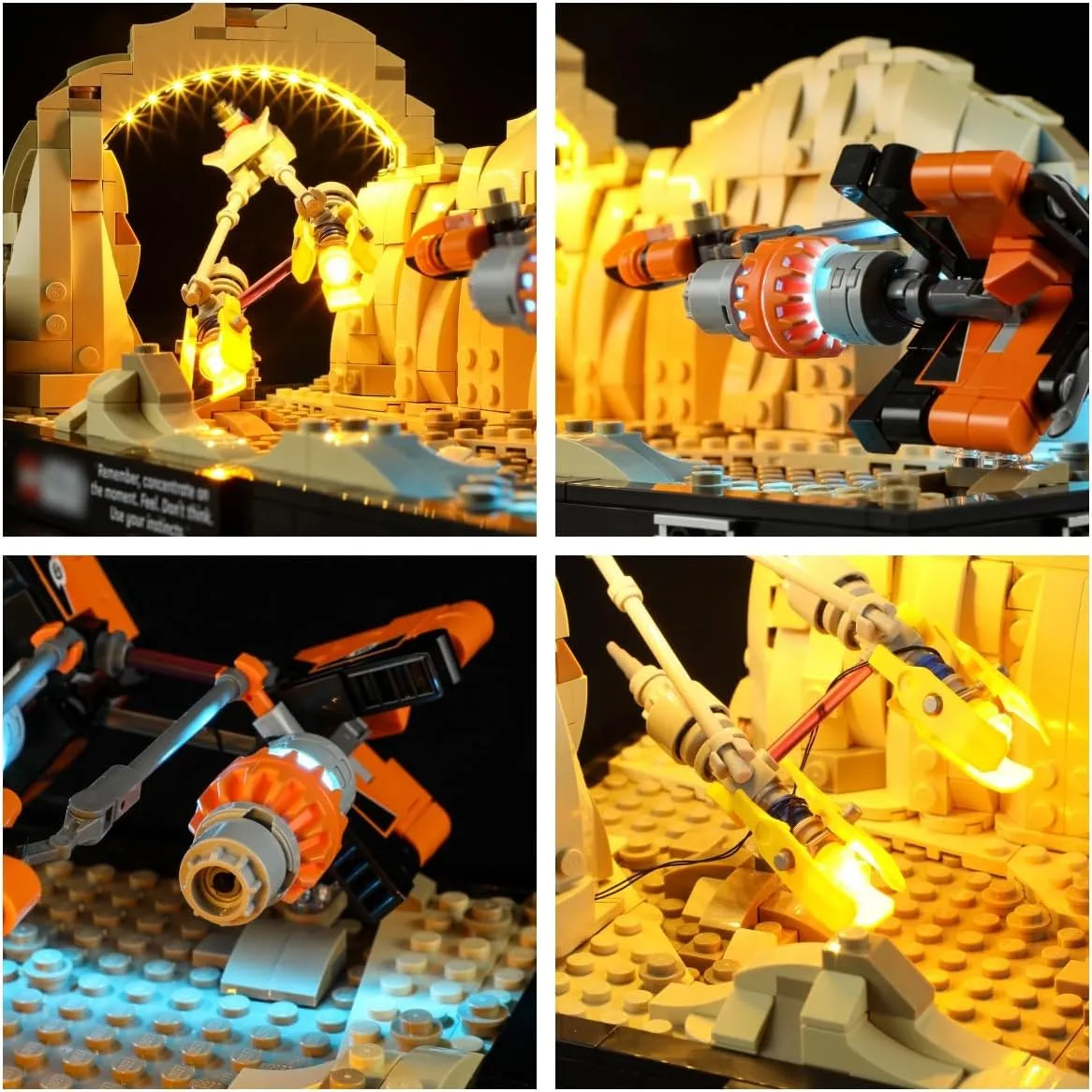 LIGHTAILING Light for 75380 Mos ESPA Podrace Diorama - Led Lighting Kit Compatible with Building Blocks Model - NOT Included The Model Set
