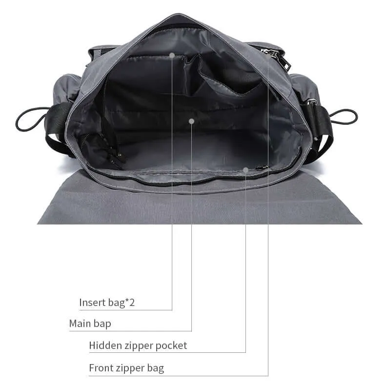 Lightweight Waterproof Crossbody Shoulder Bag