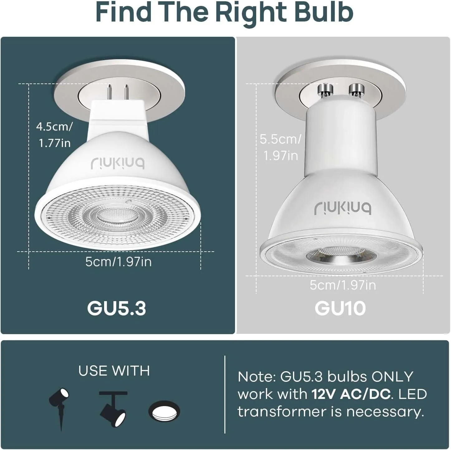 Linkind Dimmable MR16 LED Bulbs, 50W Equivalent GU5.3 Bi-Pin Base MR16 Bulbs, 12V Low Voltage 5W 2700K Soft White 500lm 40° Beam Angle for Spotlights, Recessed, Tracking, Landscape Lighting, 6 Packs