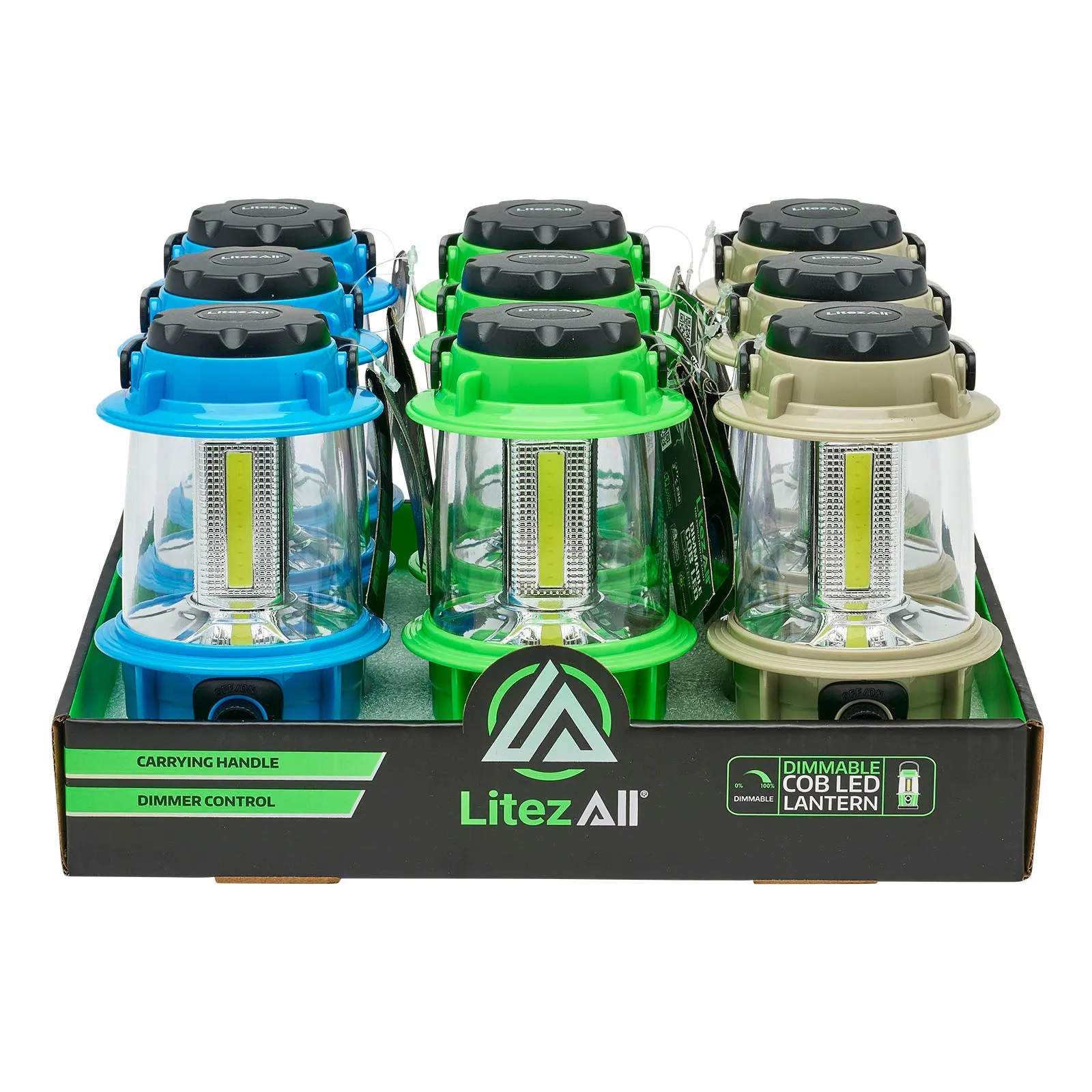 LitezAll COB LED Mini Lantern with Dimmer