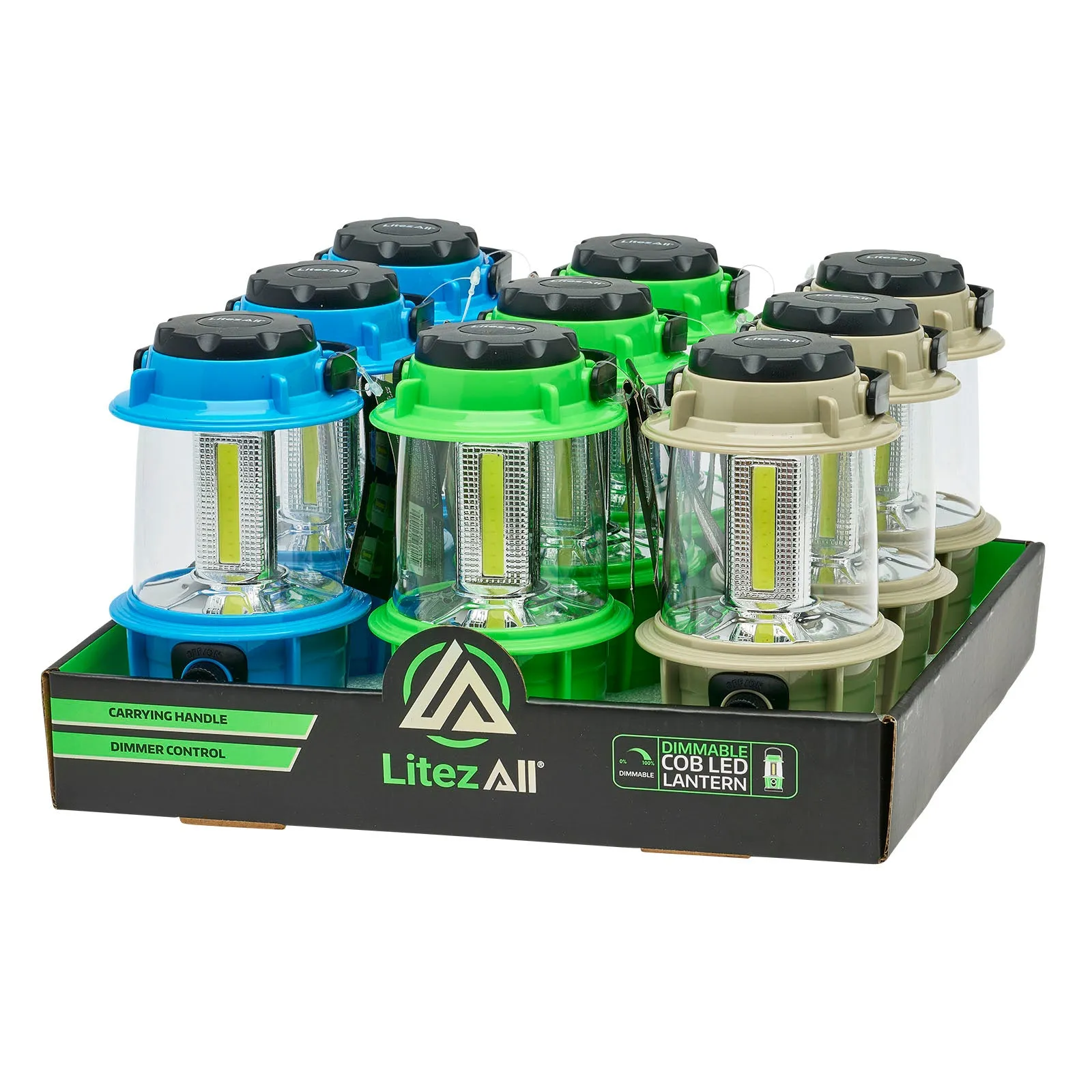 LitezAll COB LED Mini Lantern with Dimmer