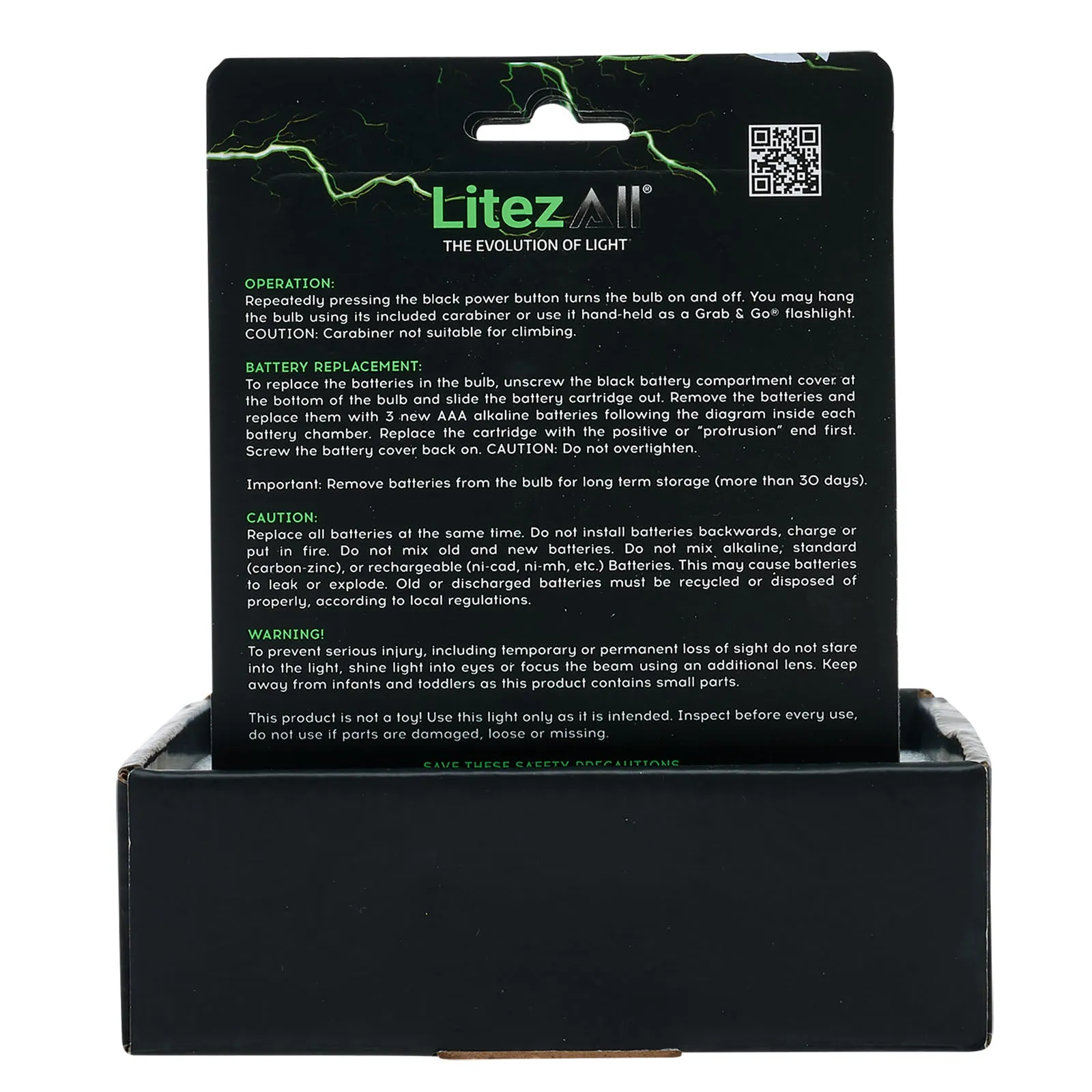 LitezAll PortaBulb® with Carabiner