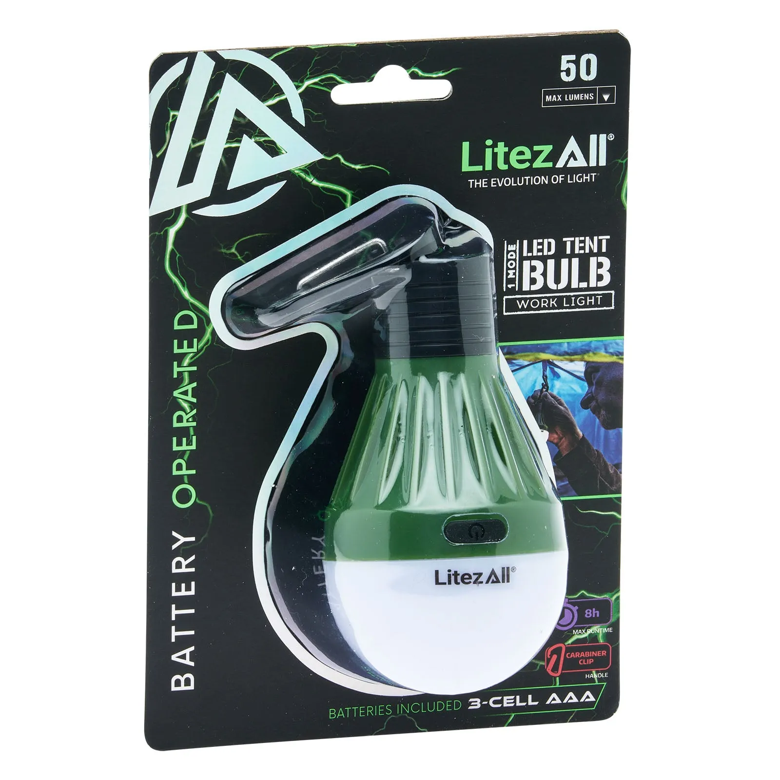 LitezAll PortaBulb® with Carabiner