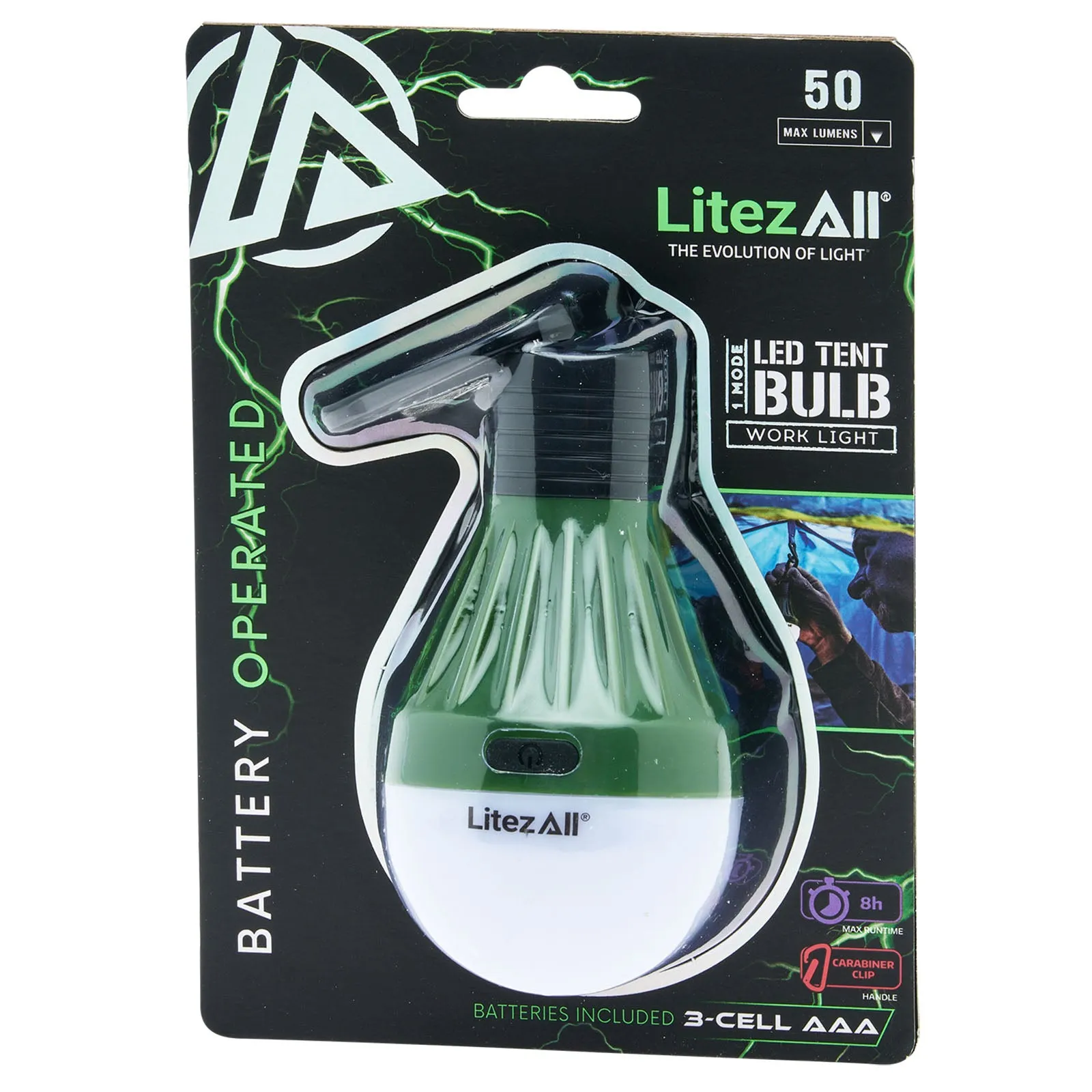 LitezAll PortaBulb® with Carabiner