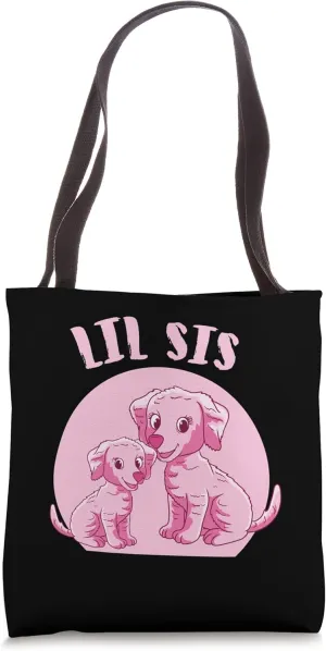 little Sister Dogs Tote Bag