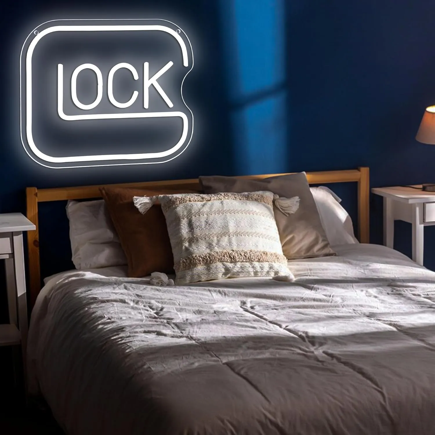 Lock Neon Signs for Wall Decor,Dimmable Game Neon Light for Gamer,Usb Powered Gaming Lights for Man Cave Bedroom Game Room Bar Birthday Gifts(9.8 * 11.8in)