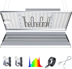 MA1200 120W Dimmable LED Grow Light with High Efficiency Diodes, Full Spectrum Grow Light for Indoor Plants, 2x2 3x3 Grow Tent Lights for Veg & Bloom, Hydroponic