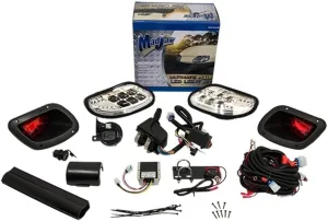 Madjax Ultimate Plus LED Light Kit for EZGO TXT/T48 Golf Cart Models | Compatible with 2014-Up TXT/T48/Valor Models