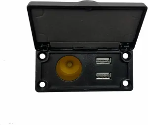 Madjax Universal 12V Charging Center with Outlet and USB Port for Most Golf Cart Models
