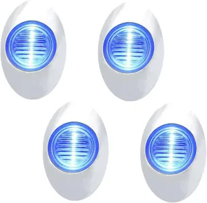 Marine Navigation Lights 4pcs Led Stern Lights for Boats Transom Lights Deck Lights Cabin Lights Waterproof for Pontoon Kayak Yacht