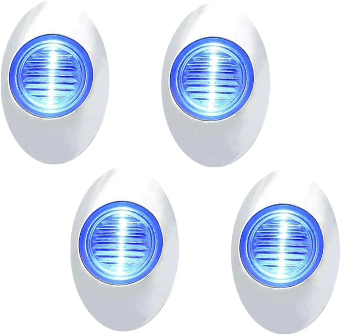 Marine Navigation Lights 4pcs Led Stern Lights for Boats Transom Lights Deck Lights Cabin Lights Waterproof for Pontoon Kayak Yacht