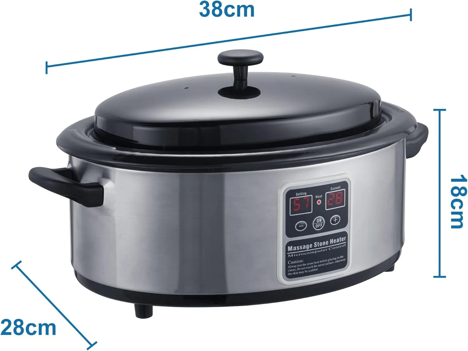 Master Massage 6 Quart Hot Massage Stone Heater Warmer Heating Device