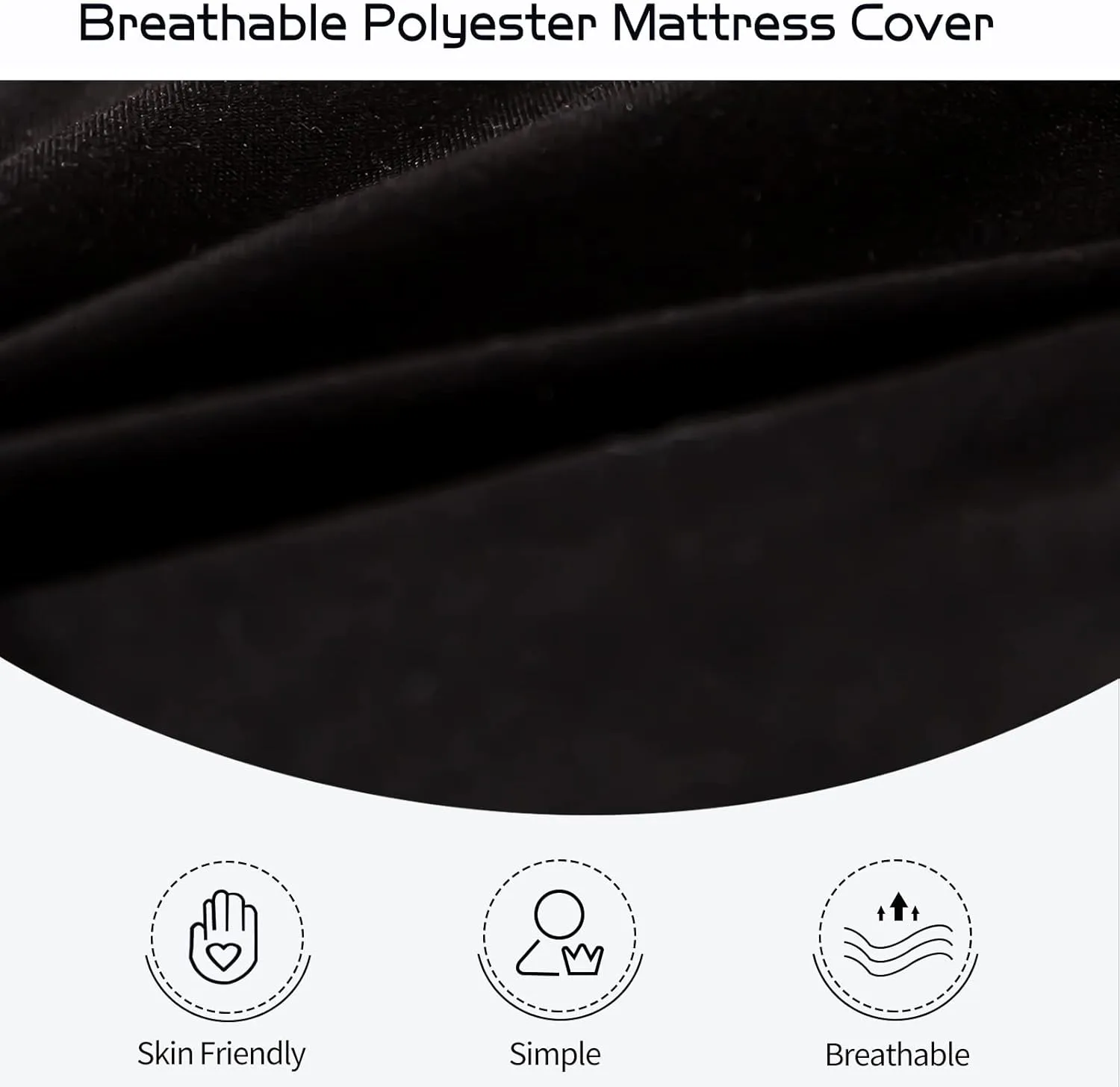 MAXYOYO Futon Mattress, Padded Japanese Floor Mattress Quilted Bed Mattress Topper, Extra Thick Folding Sleeping Pad Breathable Floor Lounger Guest Bed for Camping Couch, Black, Queen Size