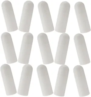 Mikinona 15pcs Rose Quartz Roller Ball Bottles 50ml Bottles Refillable Travel Size