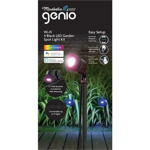 Mirabella Genio Wi-Fi Black Spot Light Kit