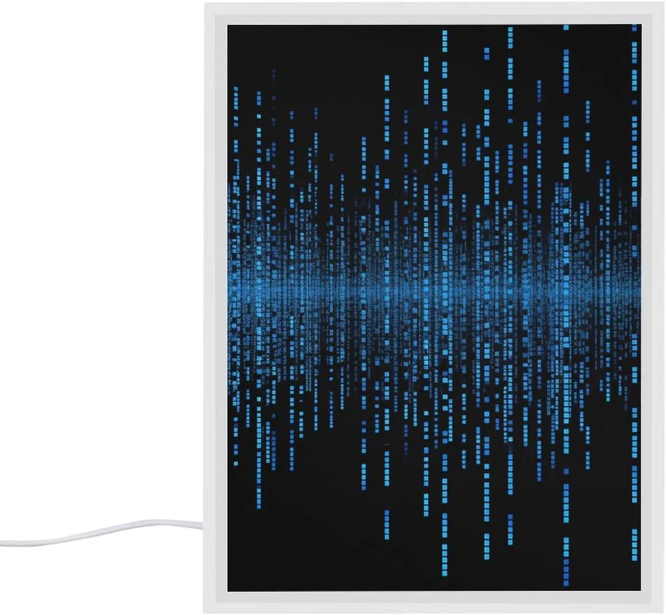 Mirror Night Light Bedroom Night Light The Blue Binary Matrix Smart Night Light Rechargeable Night Light Corridor and Staircase Night Light