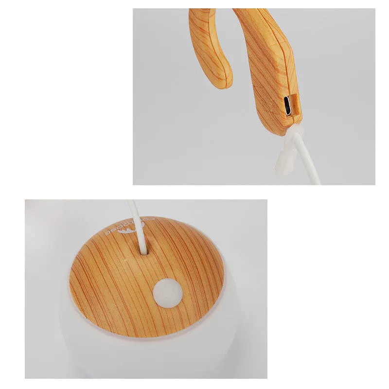 Modern, minimalist, hanging USB rechargeable LED camping tent light for outdoor use