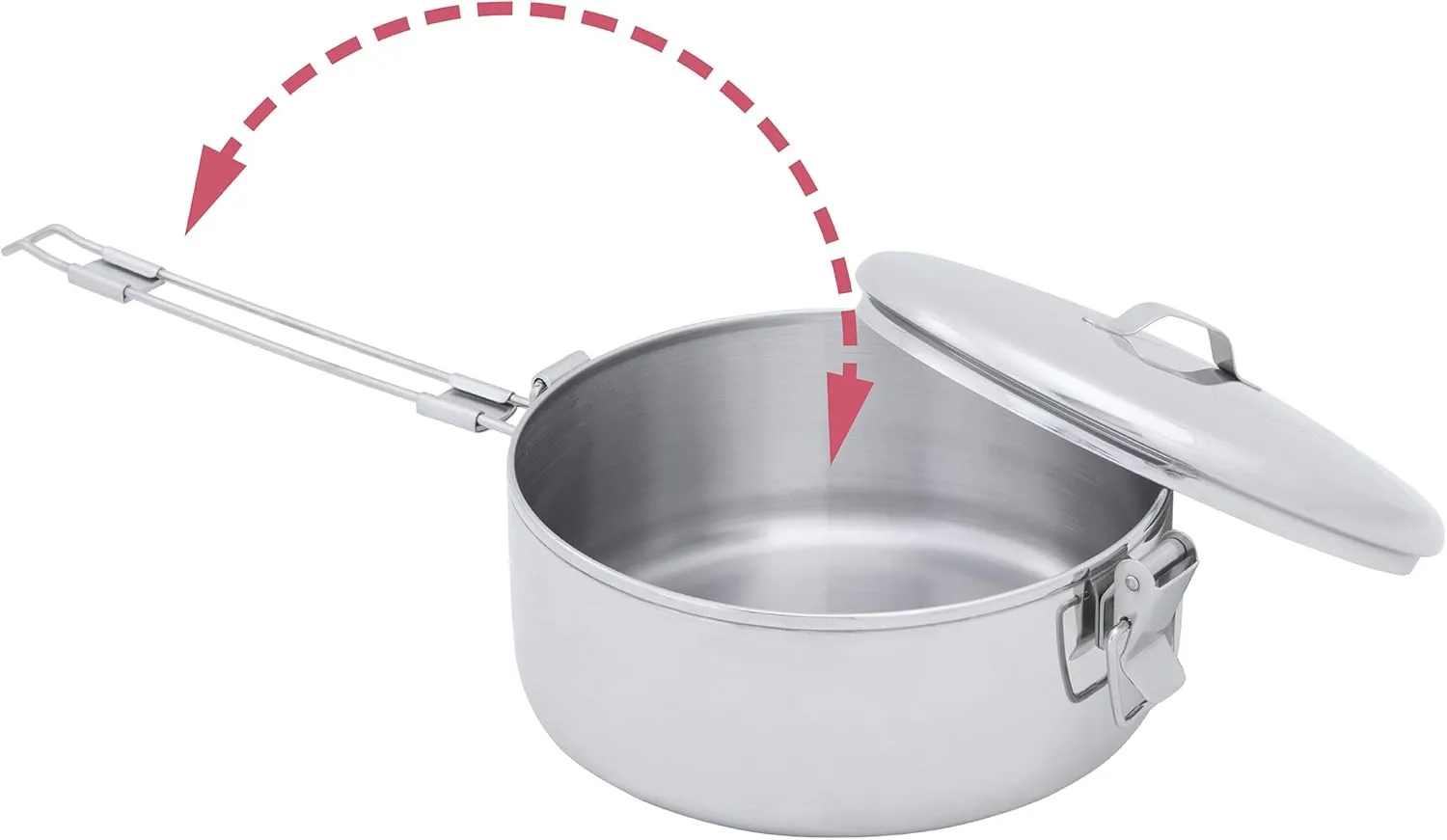 MSR Alpine Stainless Steel Stowaway Camping Pot