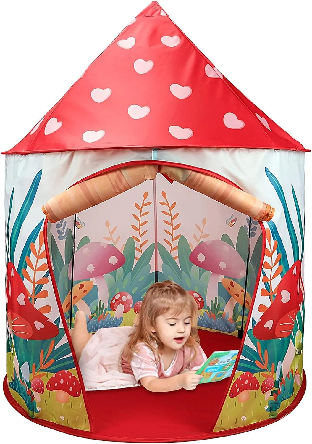 Mushroom Kids Play Tent Space Themed Indoor Play Children House for Boys and Girls (Mushroom)