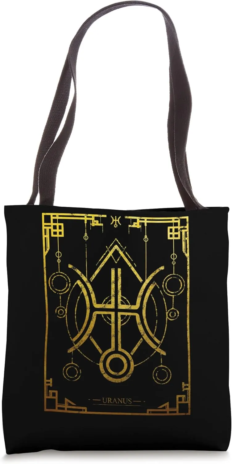 mystical symbols Uranus Tote Bag