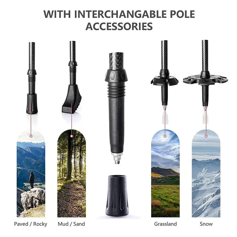 Naturehike 2pcs Telescopic Trekking Pole