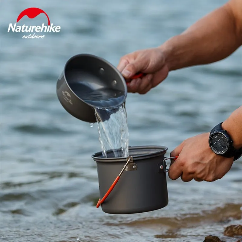 Naturehike Four-piece hiking Camping Cookware