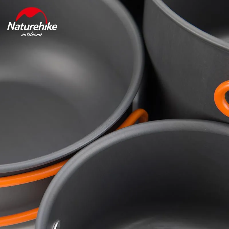 Naturehike Four-piece hiking Camping Cookware