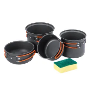 Naturehike Four-piece hiking Camping Cookware
