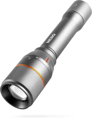 NEBO DAVINCI 3500 Flashlight | 3,500 Lumens, 20 Hour Run Time, Rechargeable, Waterproof Light for EDC, Hiking & Camping, Handheld Power Bank to Charge Your Phone, Includes Micro USB Charging Cable
