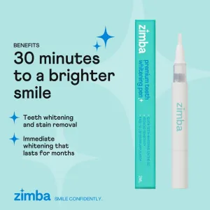 New Zimba Whitening On-The-go Kit | Cordless LED Accelerator Light and Whitening Pen