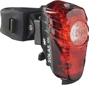 NiteRider Solas 100 Lumens USB Rechargeable Bike Tail Light Powerful Daylight Visible Bicycle LED Rear Light Easy to Install Road Mountain City Commuting Adventure Cycling Safety Flash