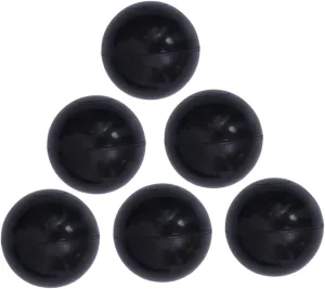 NOLITOY Black Plastic Balls for Crush Ocean Balls Educational Playhouses and Bounce Houses for Hands