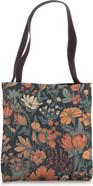 Obsidian Bloom Tote Bag