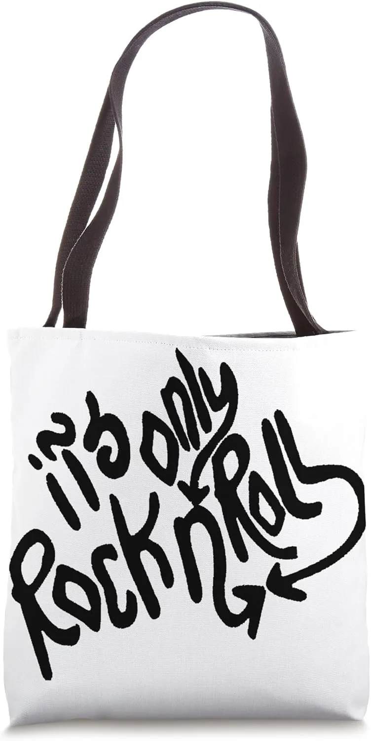 Official Rolling Stones Its Only Rock n Roll White Tote Bag