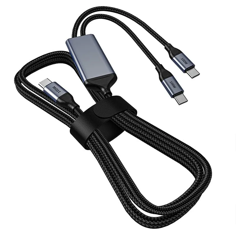 OMNIHIL 3.2FT USB-C Splitter Cable Compatible with Focusrite Scarlett 18i20
