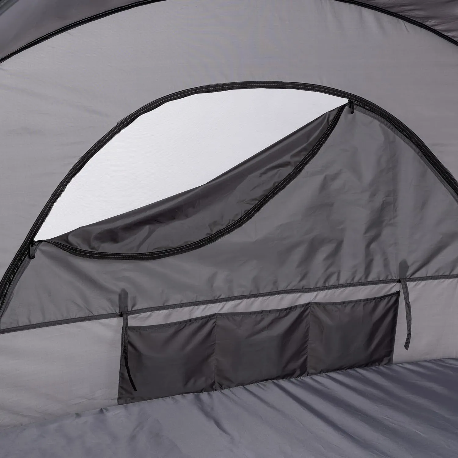 ONIVA - a Picnic Time brand - Manta Portable Beach Tent - Pop Up Tent - Beach Sun Shelter Pop Up, (Gray with Black Accents)