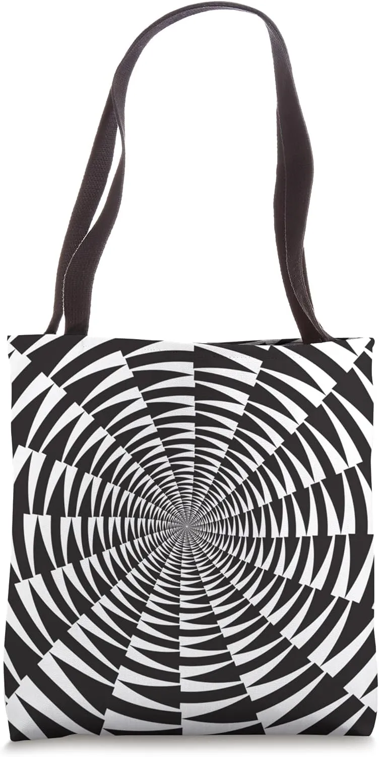 Optical Illusion Tote Bag