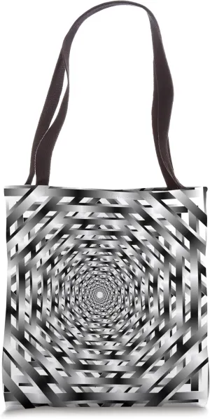 Optical Illusion Tote Bag
