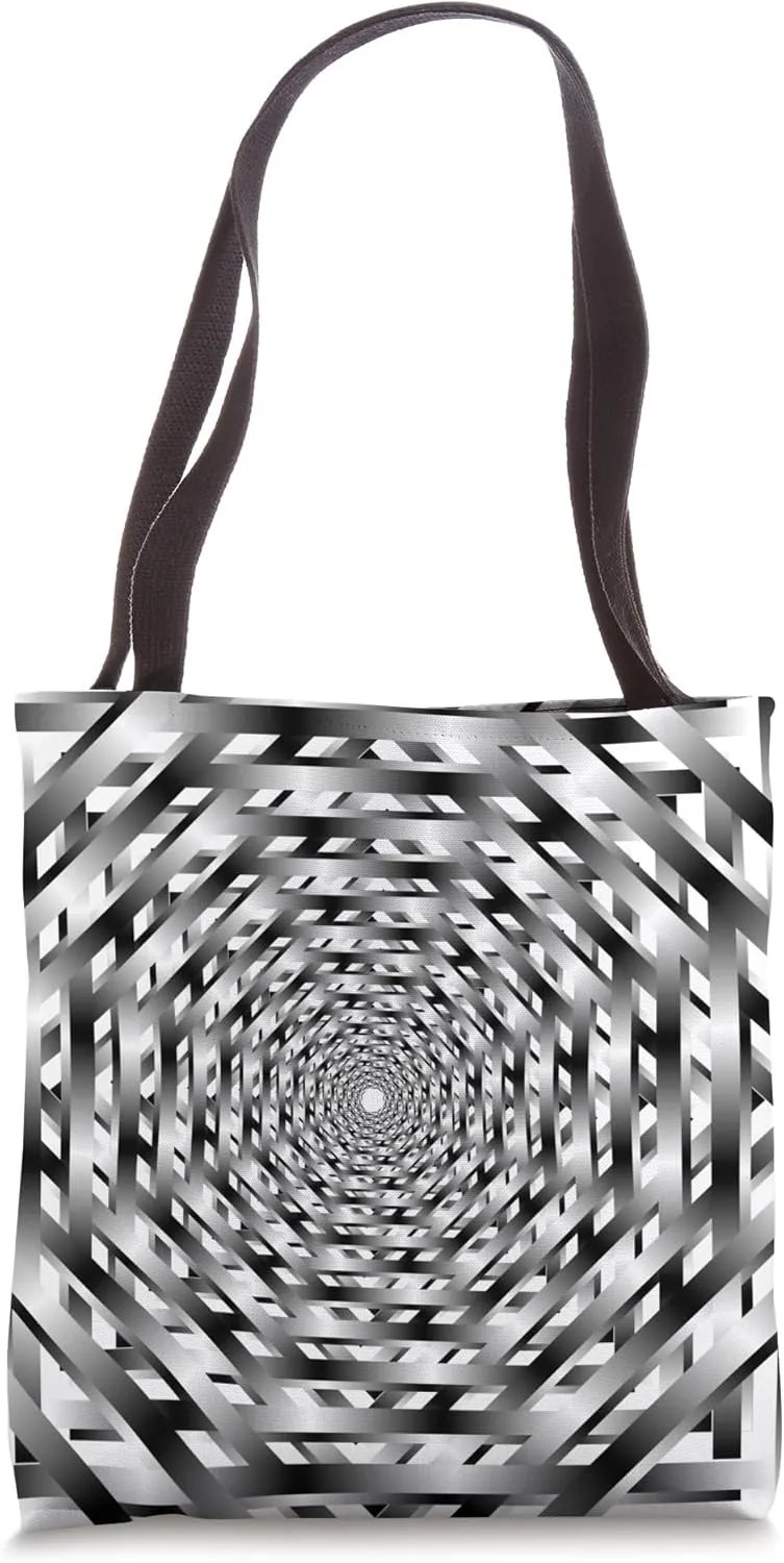 Optical Illusion Tote Bag