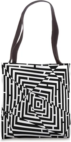 Optical Illusion Tote Bag