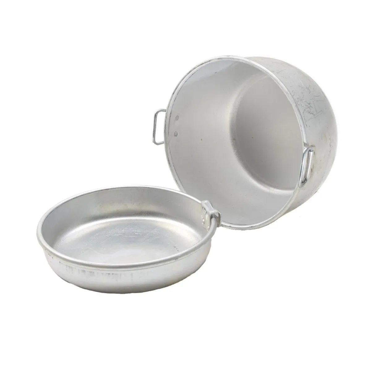 Original Bulgarian Military vintage mess kit hiking camping firepit pot pan NEW