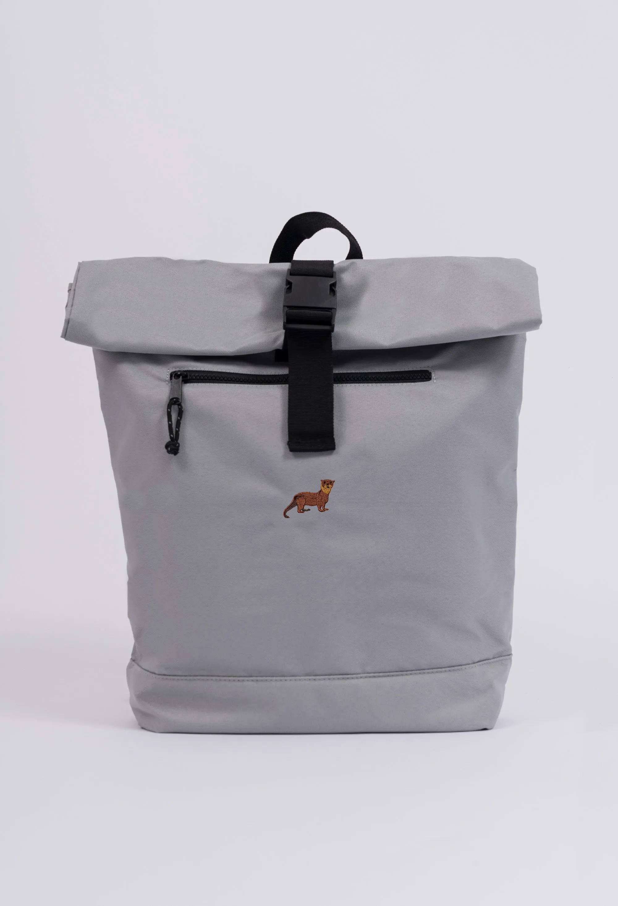 otter recycled roll-top backpack