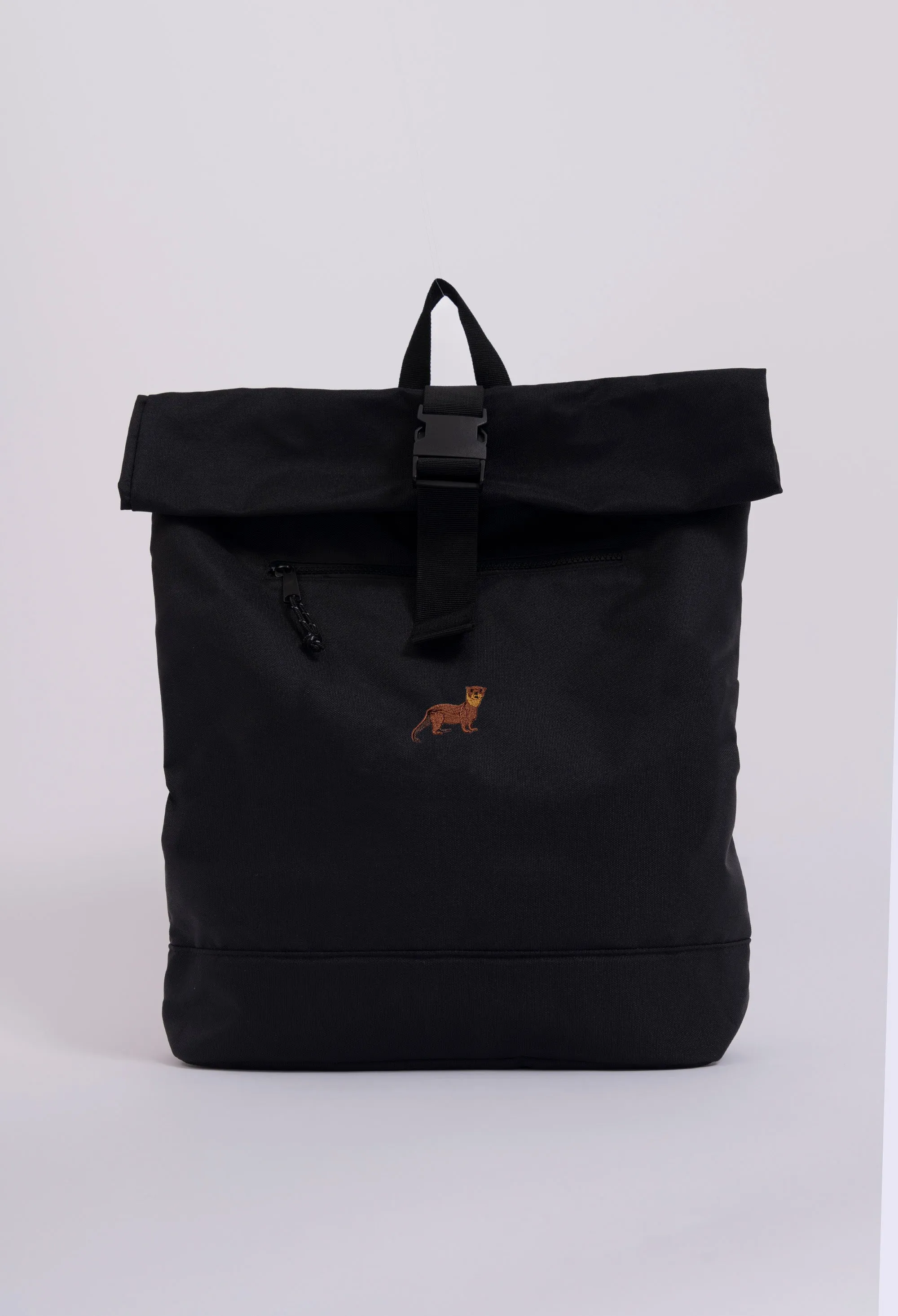 otter recycled roll-top backpack