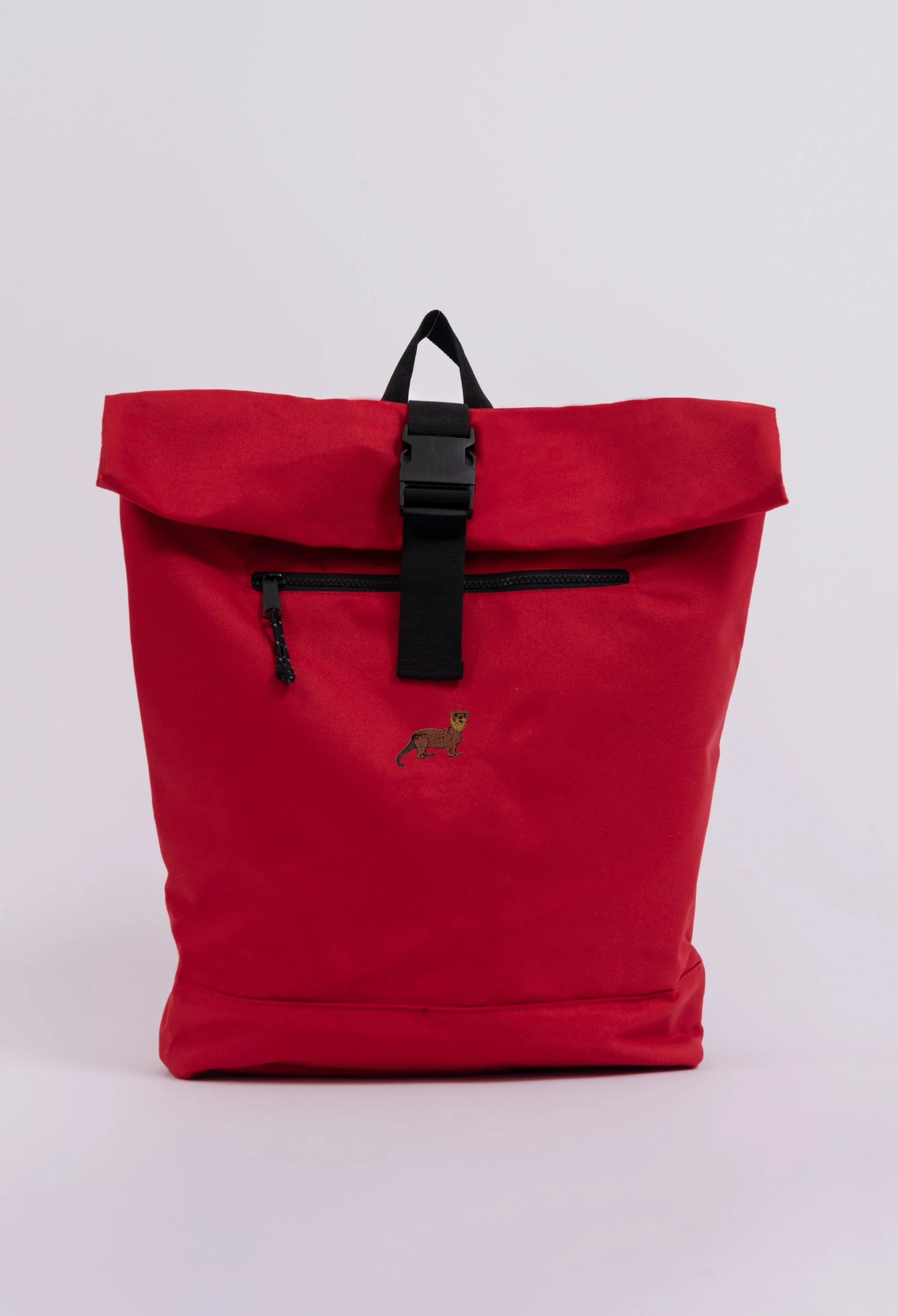 otter recycled roll-top backpack